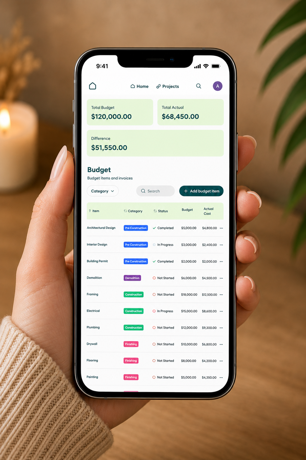 Build Planner Pro | Renovation & New Build Management